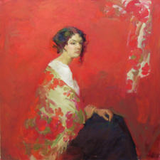 Светлана Щиблева. Красный портрет
